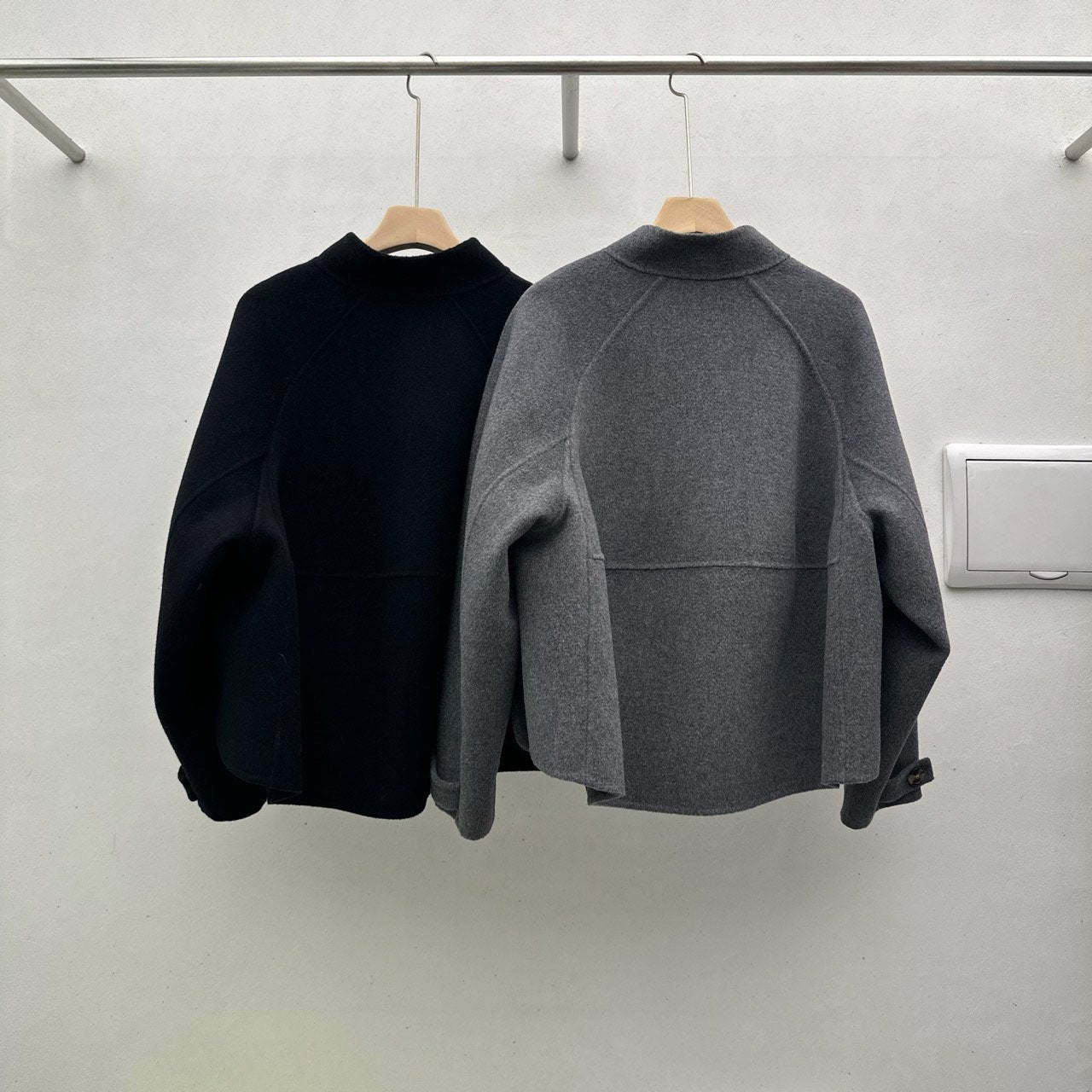 Soft Fox Blend Knit Coat