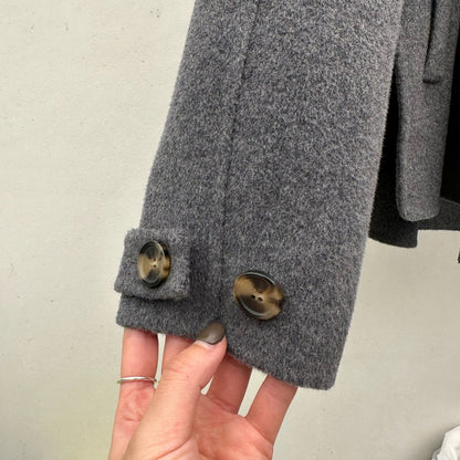 Soft Fox Blend Knit Coat