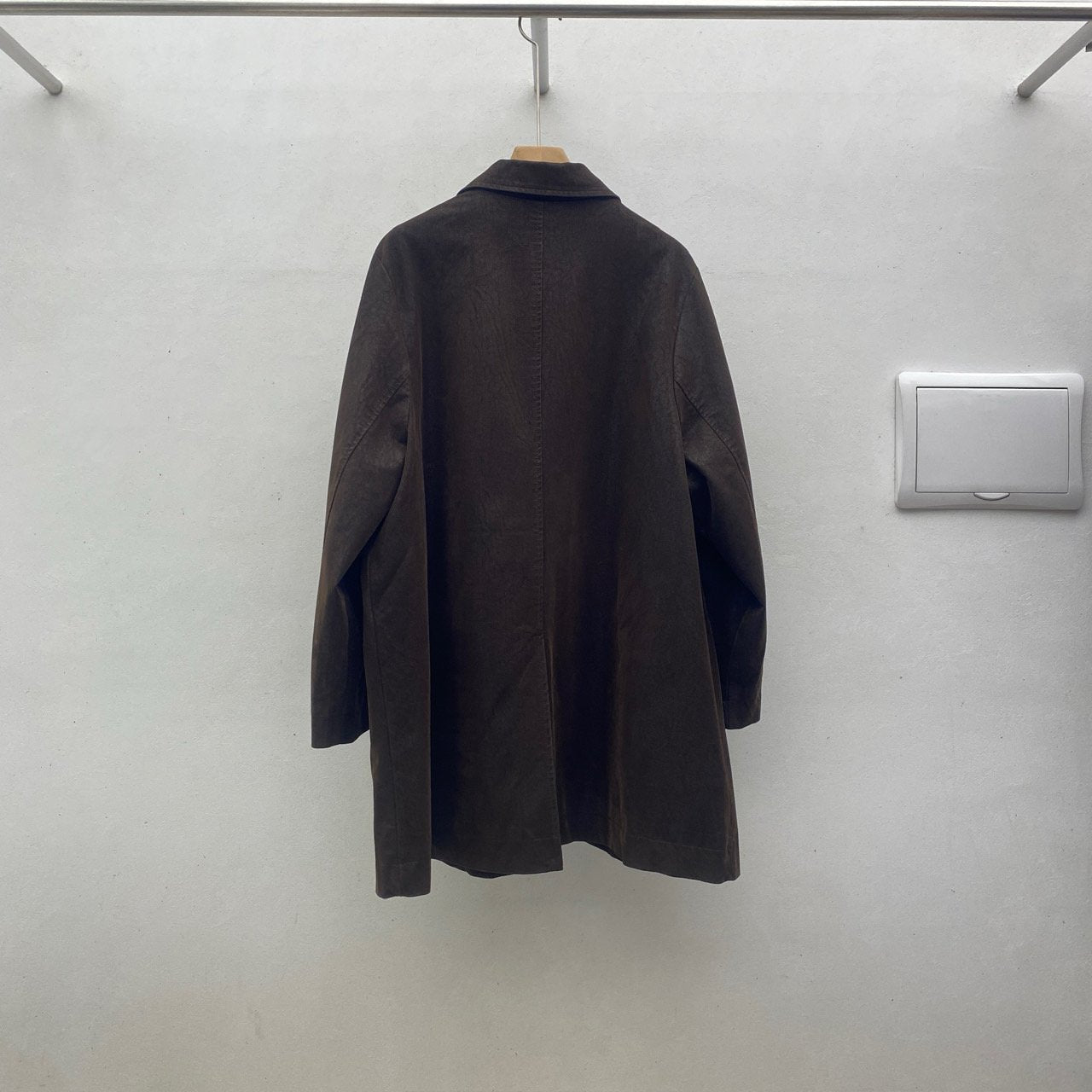 Vegan Leather Relaxed Over Jacket