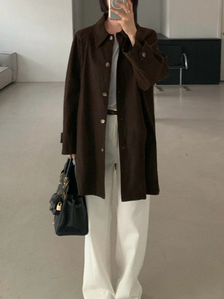 Vegan Leather Relaxed Over Jacket