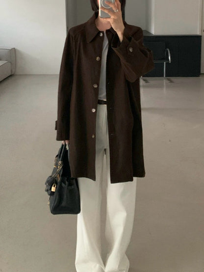 Vegan Leather Relaxed Over Jacket