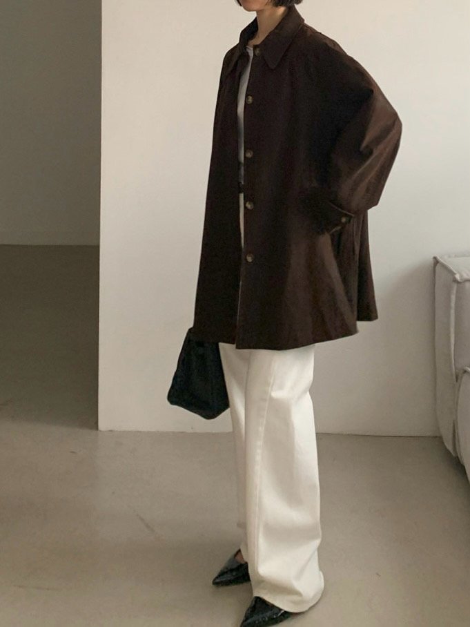 Vegan Leather Relaxed Over Jacket