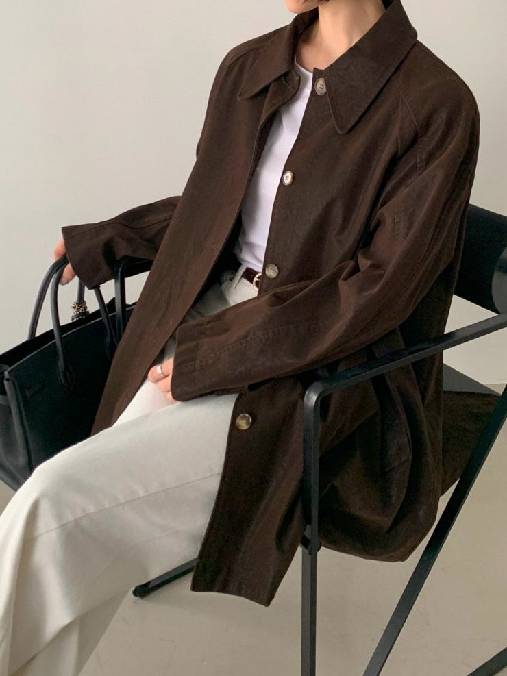 Vegan Leather Relaxed Over Jacket