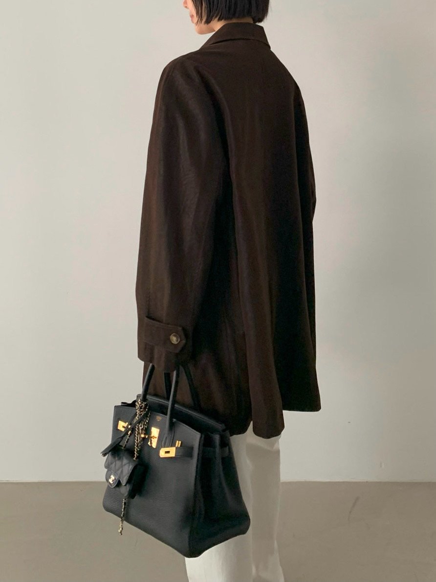 Vegan Leather Relaxed Over Jacket