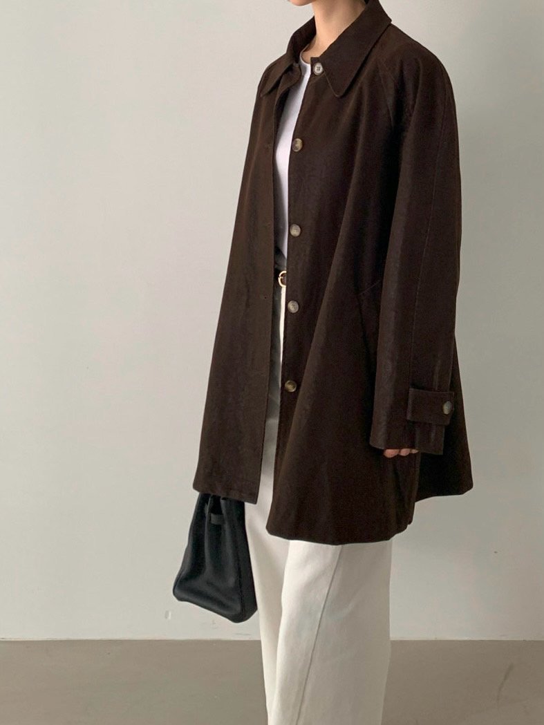 Vegan Leather Relaxed Over Jacket