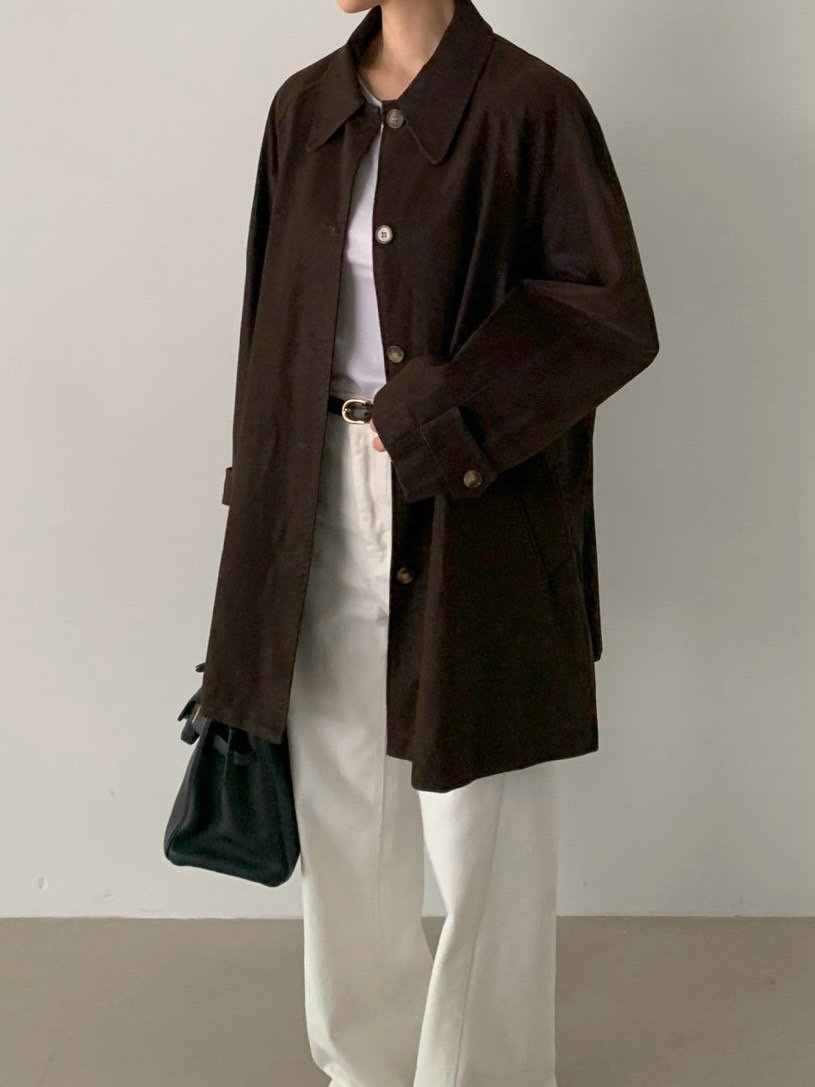 Vegan Leather Relaxed Over Jacket