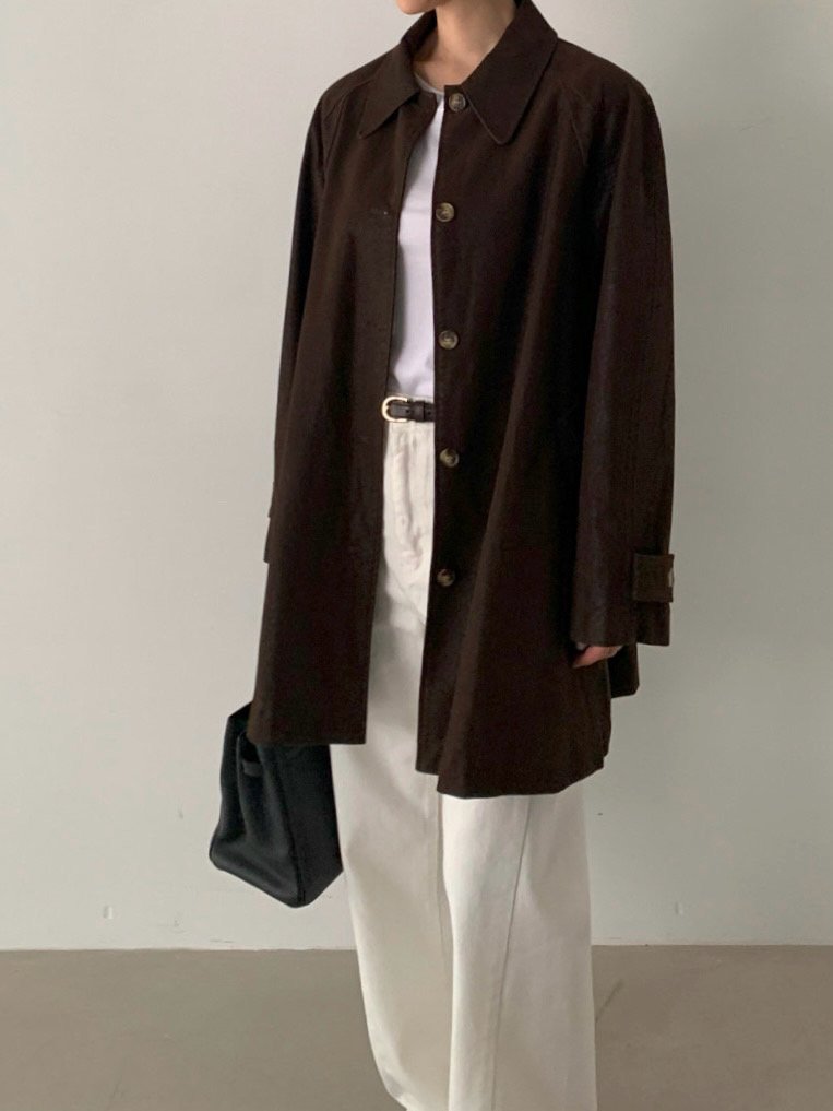 Vegan Leather Relaxed Over Jacket