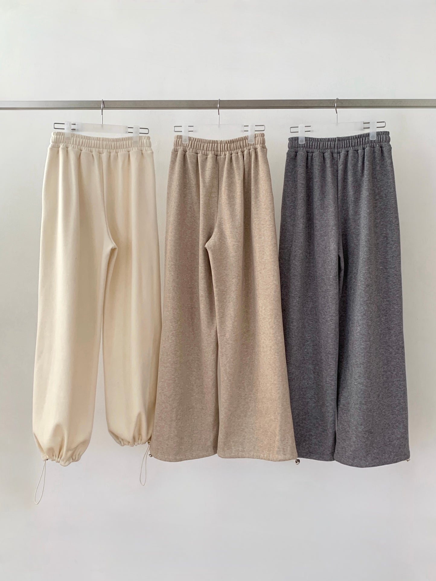 Fleece-Lined Drawstring Lounge Pants
