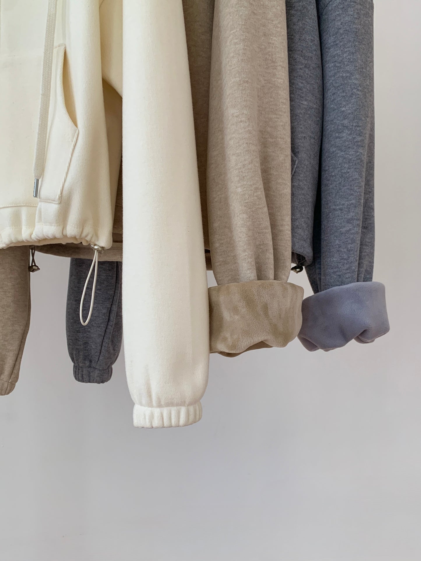 Fleece-Lined 2-Way Zip Hoodie