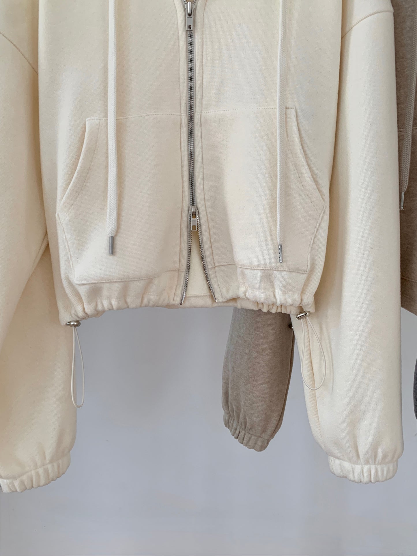 Fleece-Lined 2-Way Zip Hoodie