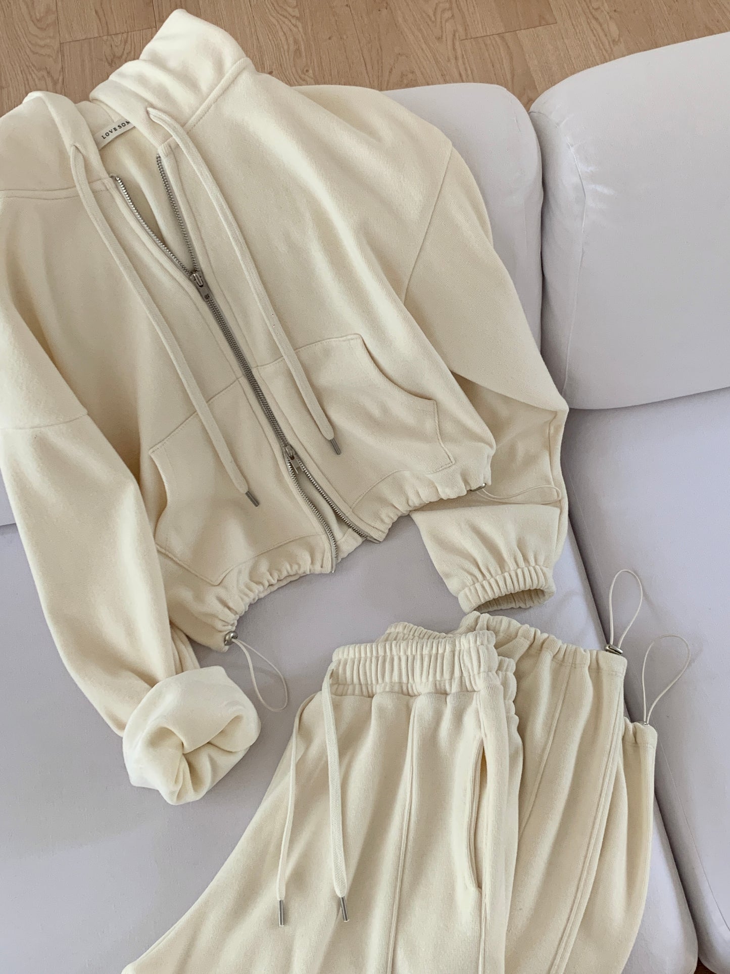 Fleece-Lined 2-Way Zip Hoodie