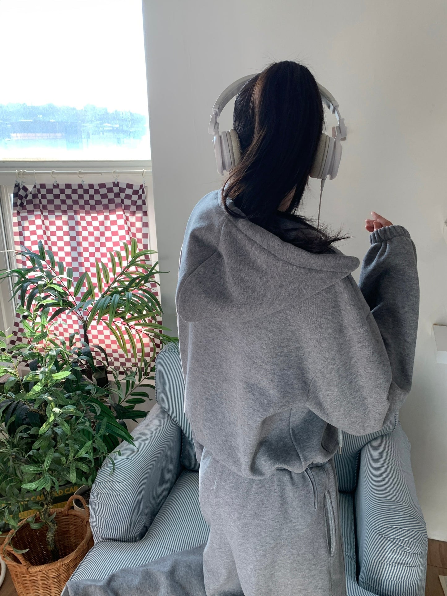 Fleece-Lined 2-Way Zip Hoodie