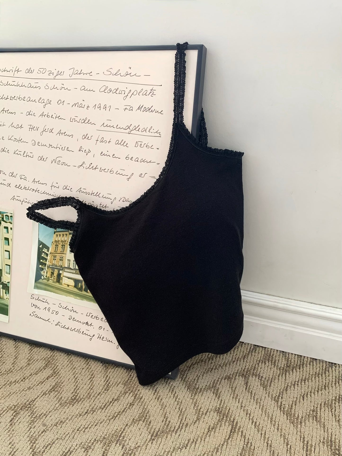 Modal Built-In Bra Lace Tank