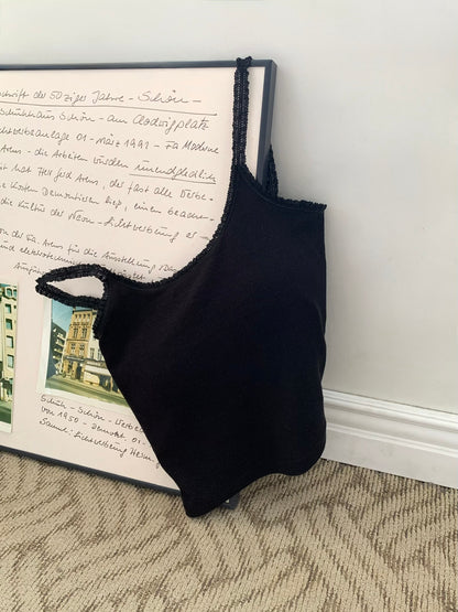 Modal Built-In Bra Lace Tank