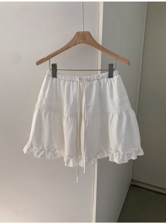 Soft Tiered Ruffle Mini Skirt