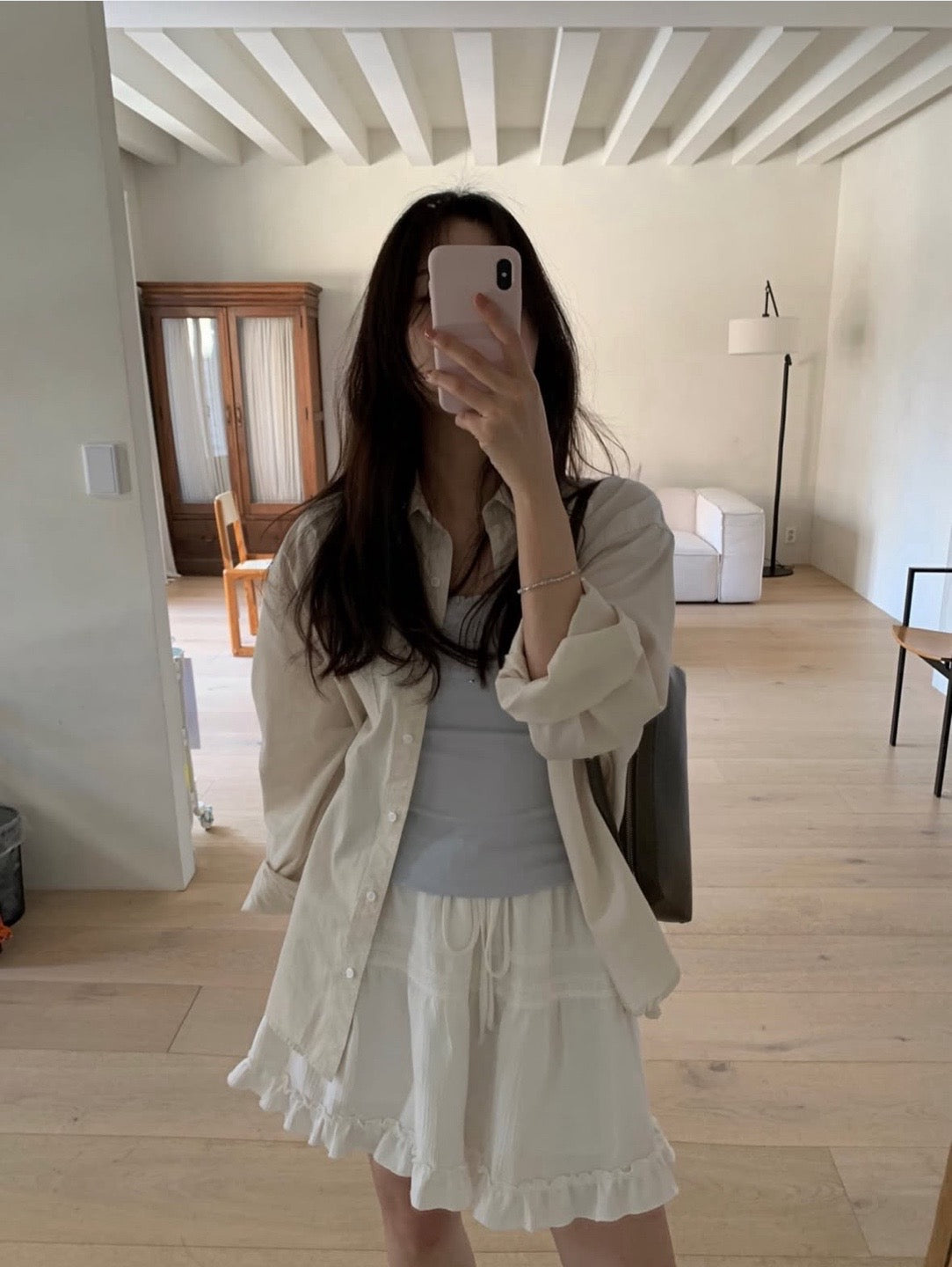 Soft Tiered Ruffle Mini Skirt