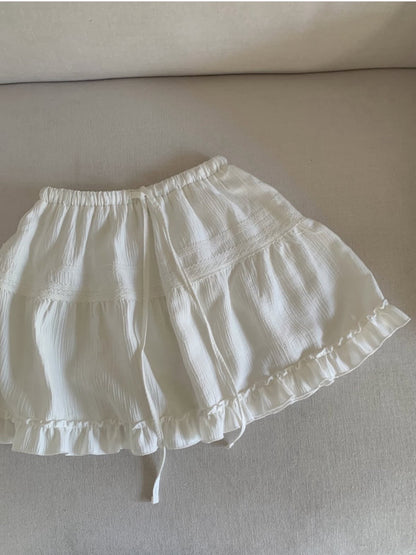 Soft Tiered Ruffle Mini Skirt