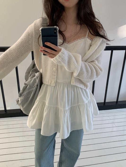 Baby Alpaca Knit Cardigan