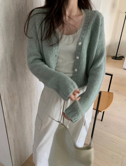 Baby Alpaca Knit Cardigan