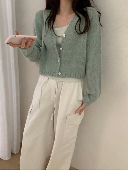 Baby Alpaca Knit Cardigan