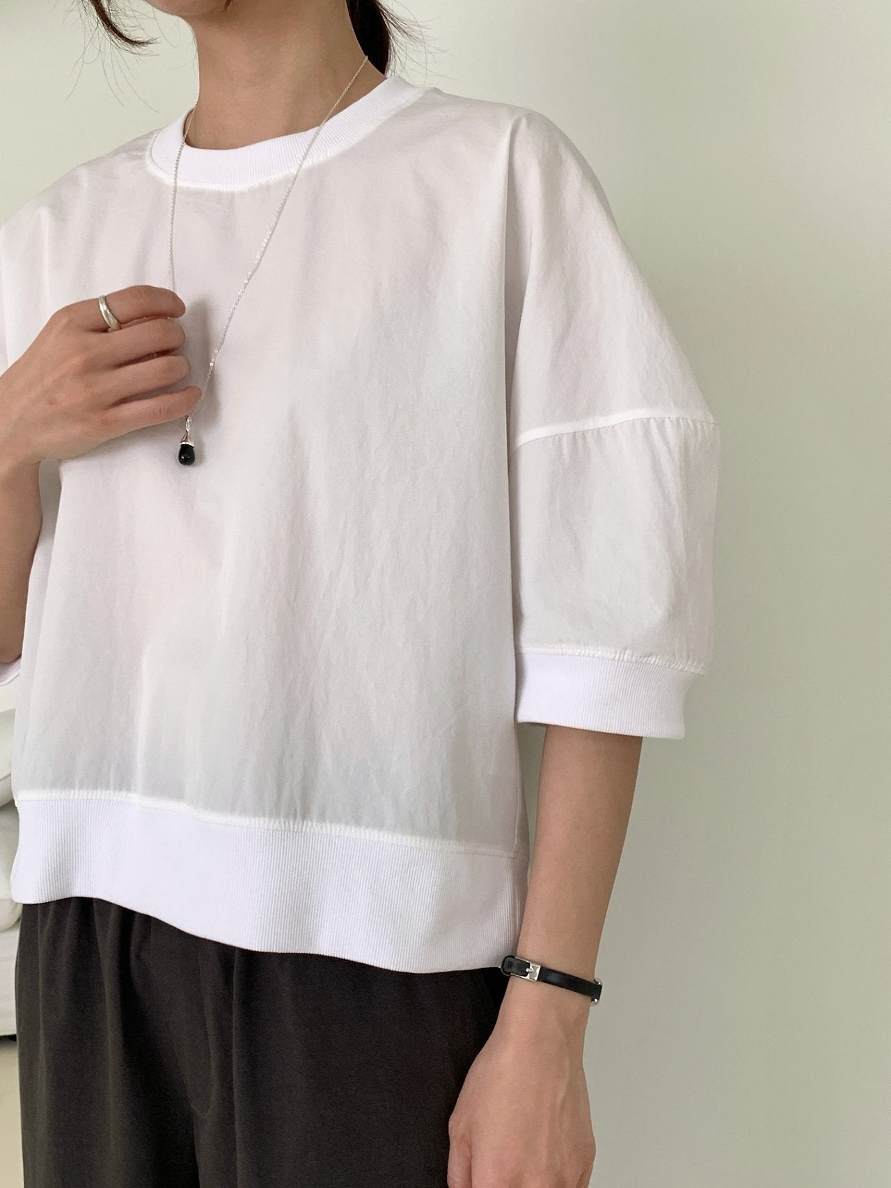 Premium Cotton Puff Top