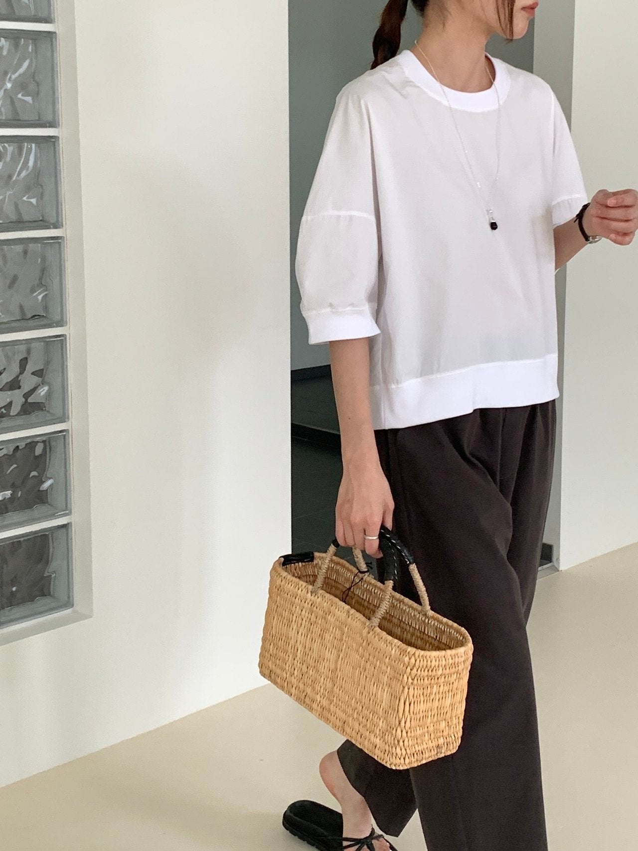 Premium Cotton Puff Top