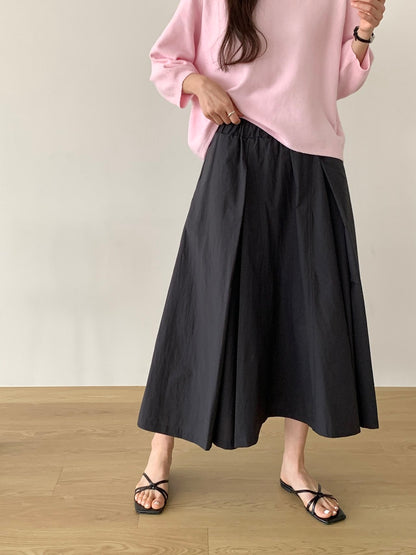 Volume Pleated Skirt