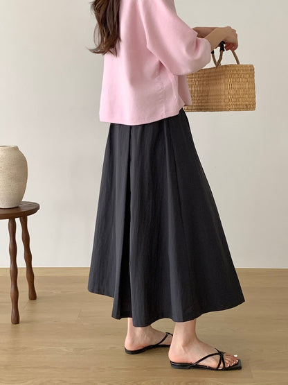 Volume Pleated Skirt
