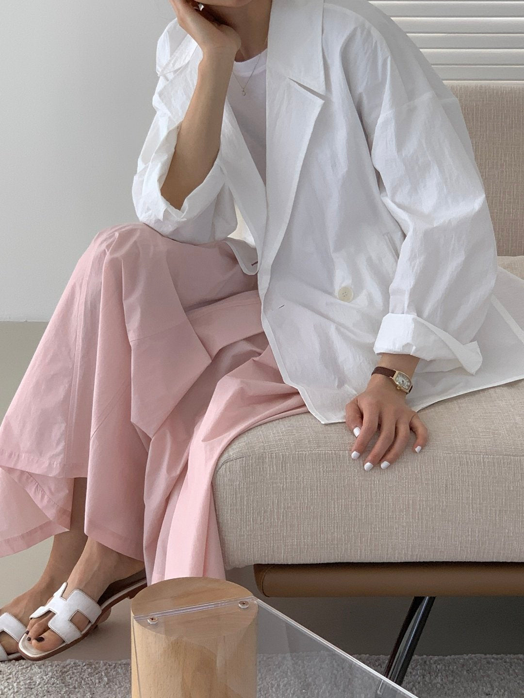 Volume Pleated Skirt