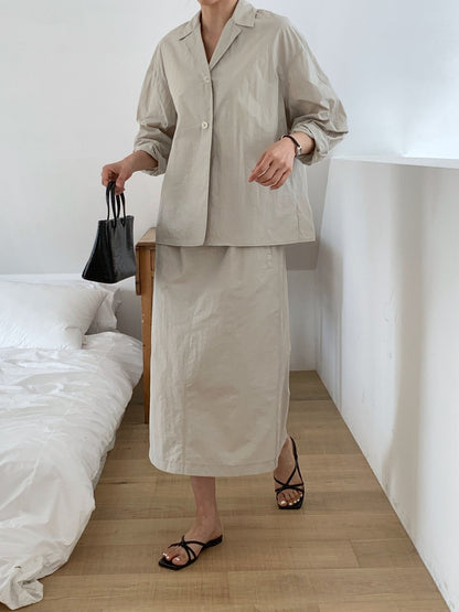 AIRY MIDI SKIRT