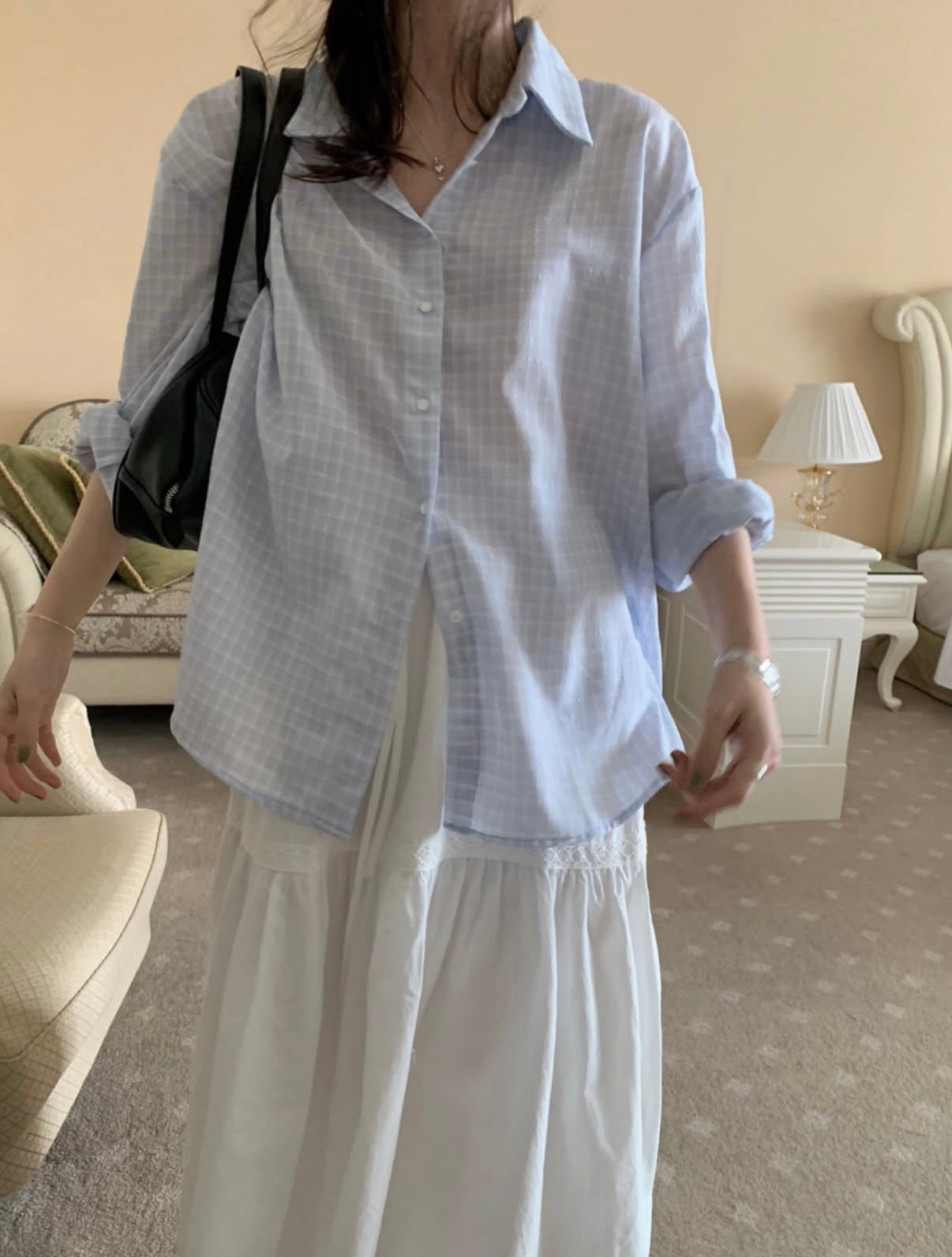 Soft Mood Check Shirt