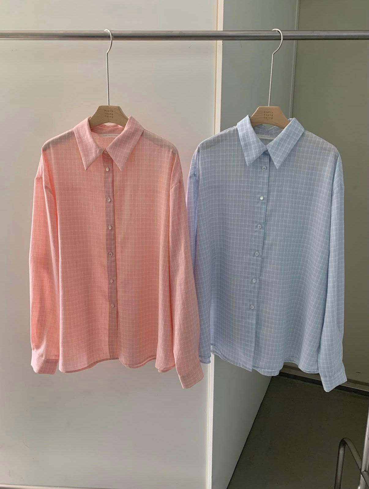 Soft Mood Check Shirt