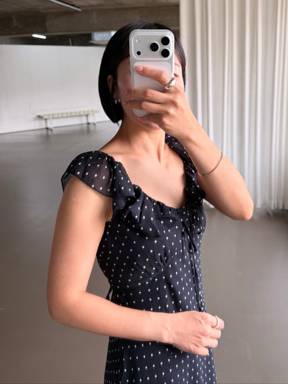 Élodie Polka Dot Dress