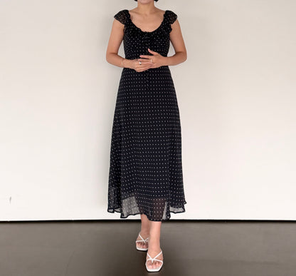 Élodie Polka Dot Dress