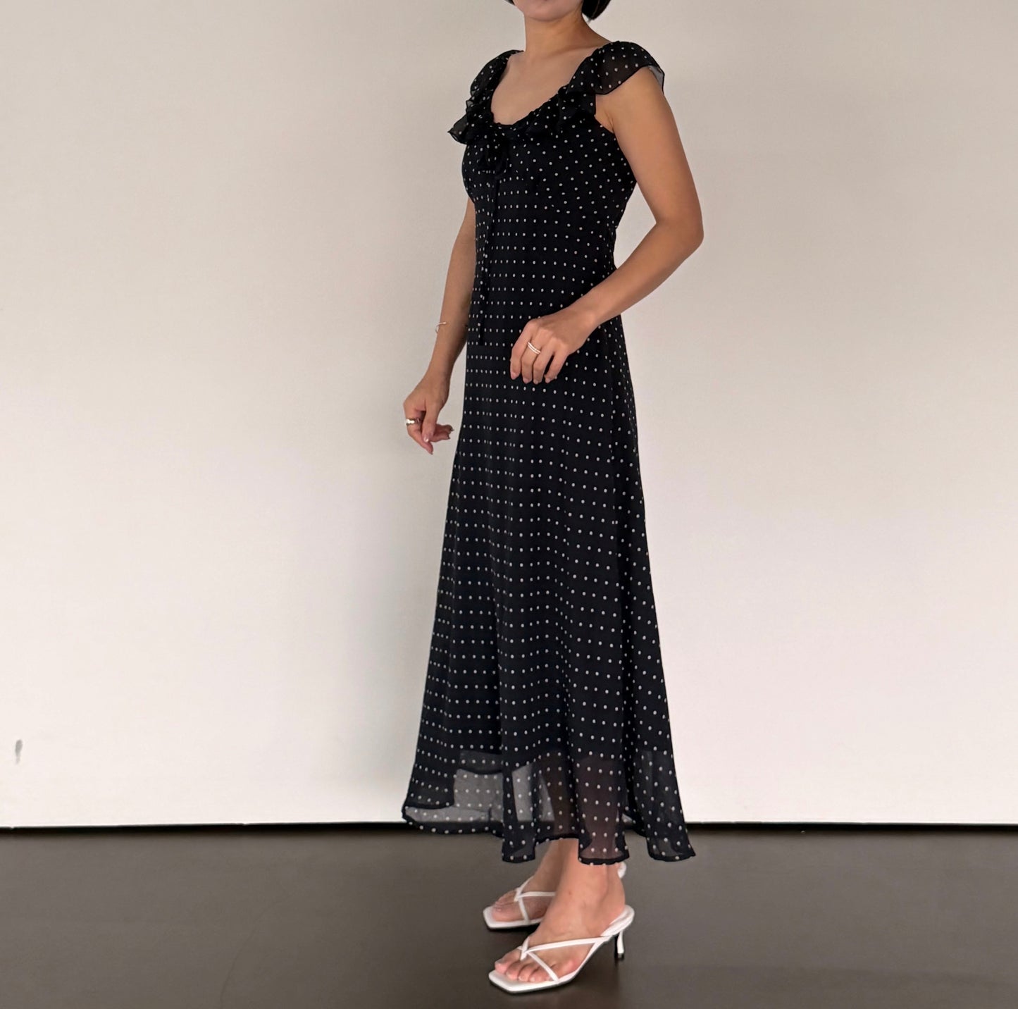 Élodie Polka Dot Dress