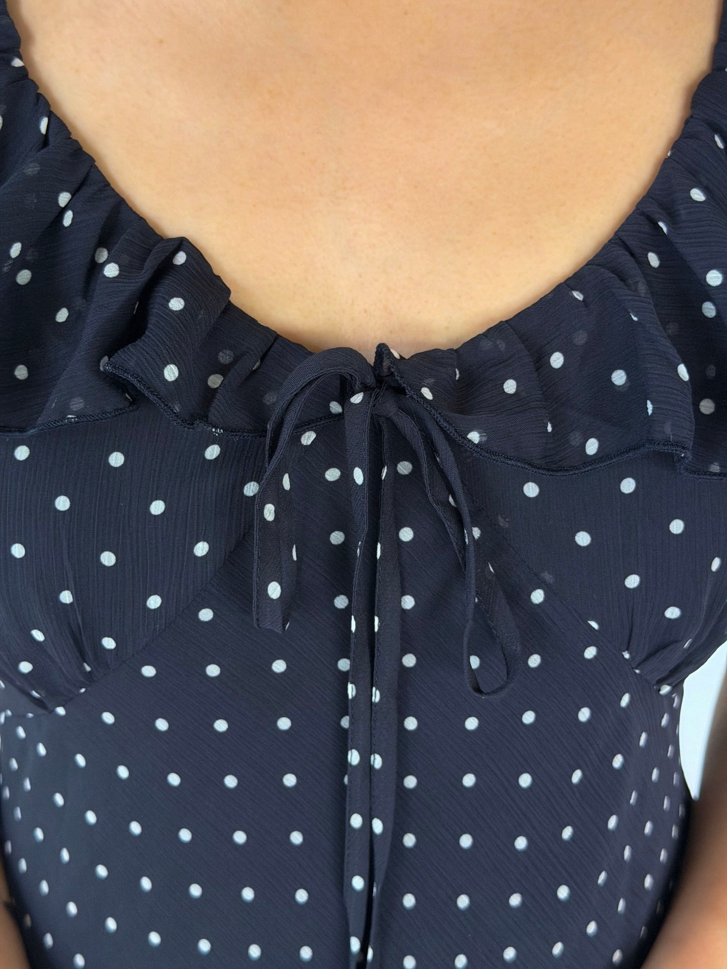 Élodie Polka Dot Dress