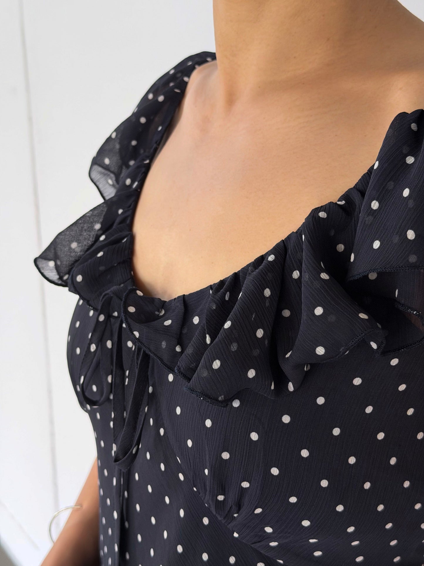 Élodie Polka Dot Dress