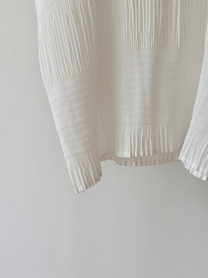 Pleated Texture Blouse