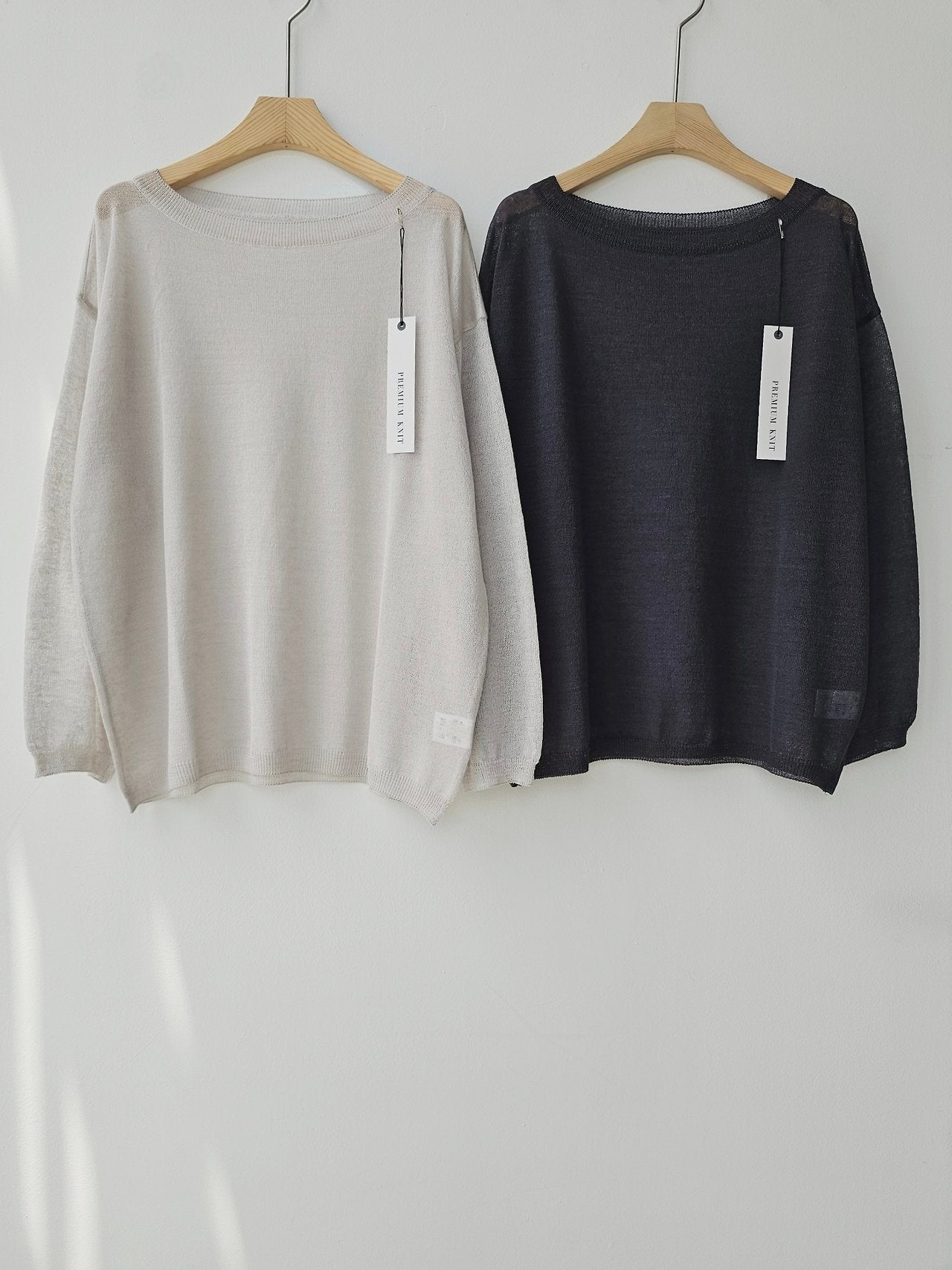 Sheer Linen Blend Knit