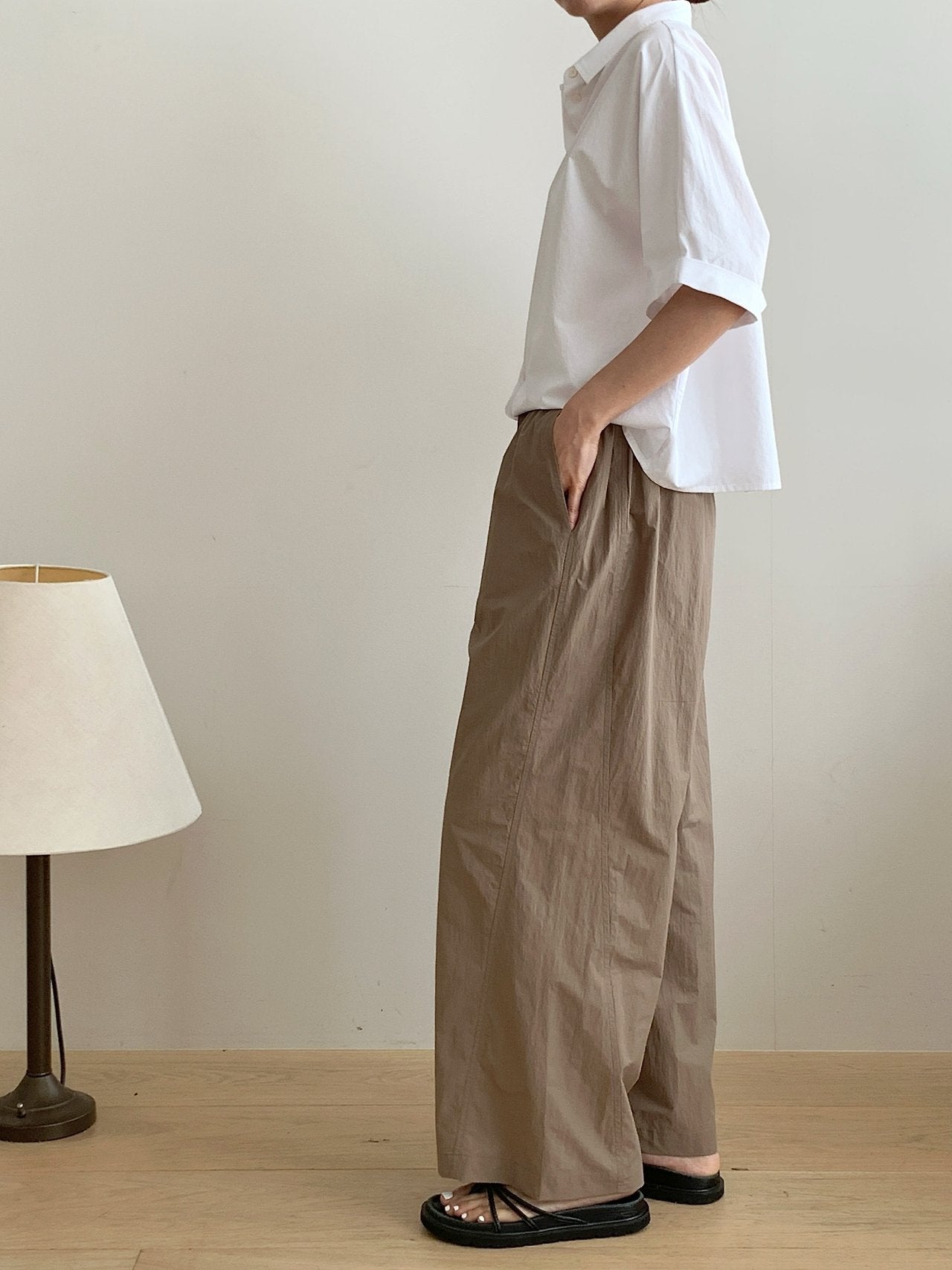 Drawstring Relaxed Pants