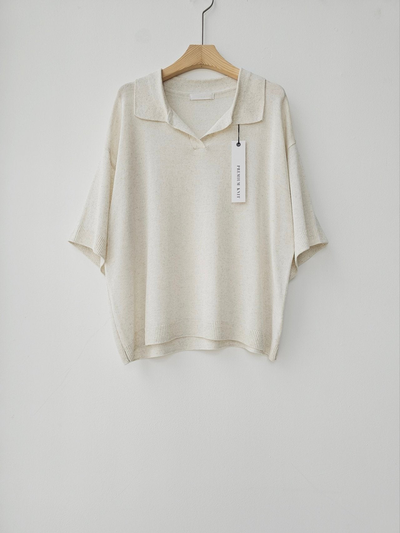 Linen Collar Knit