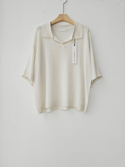 Linen Collar Knit