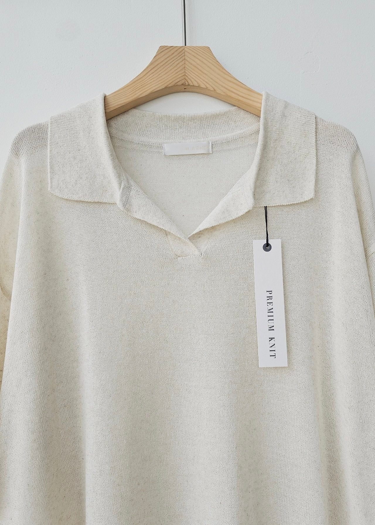 Linen Collar Knit