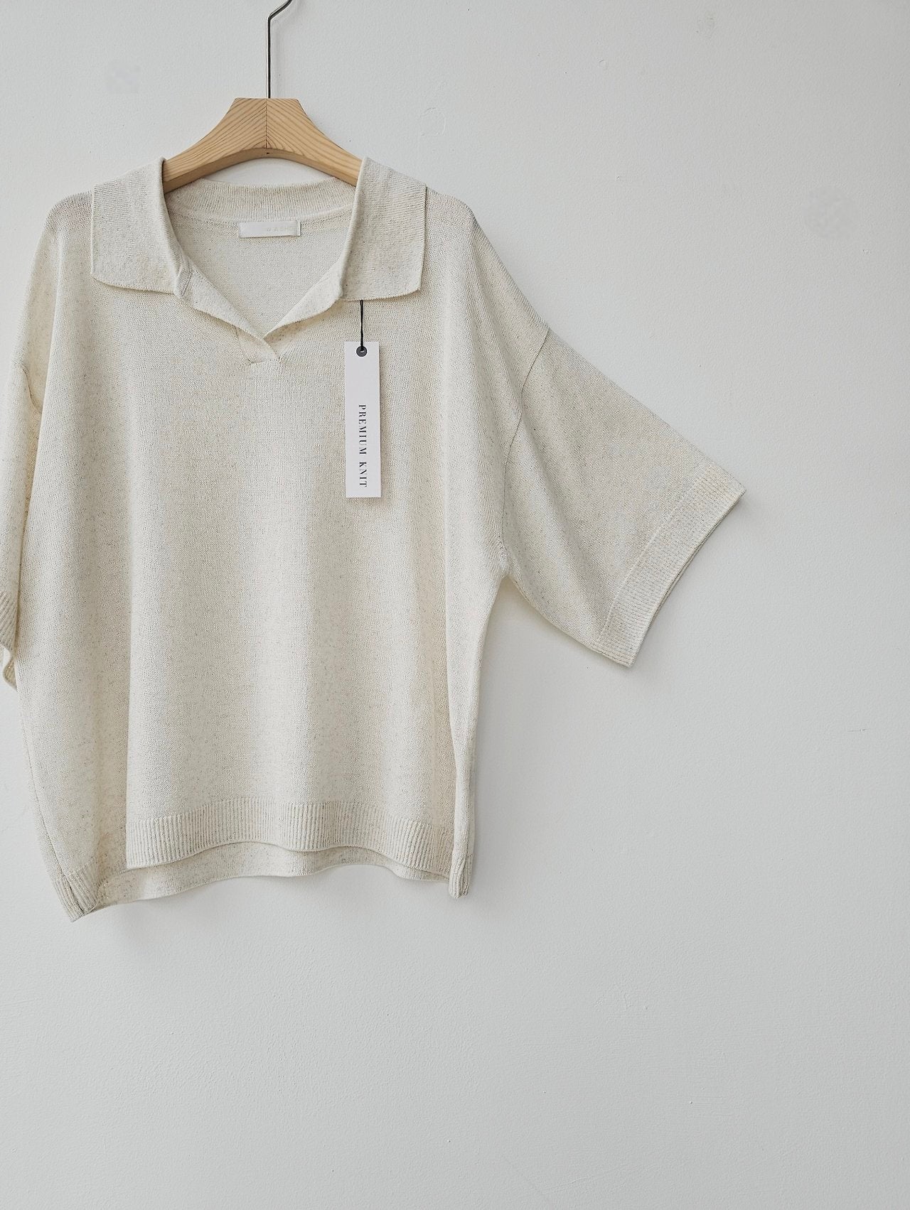 Linen Collar Knit