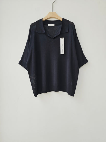 Linen Collar Knit