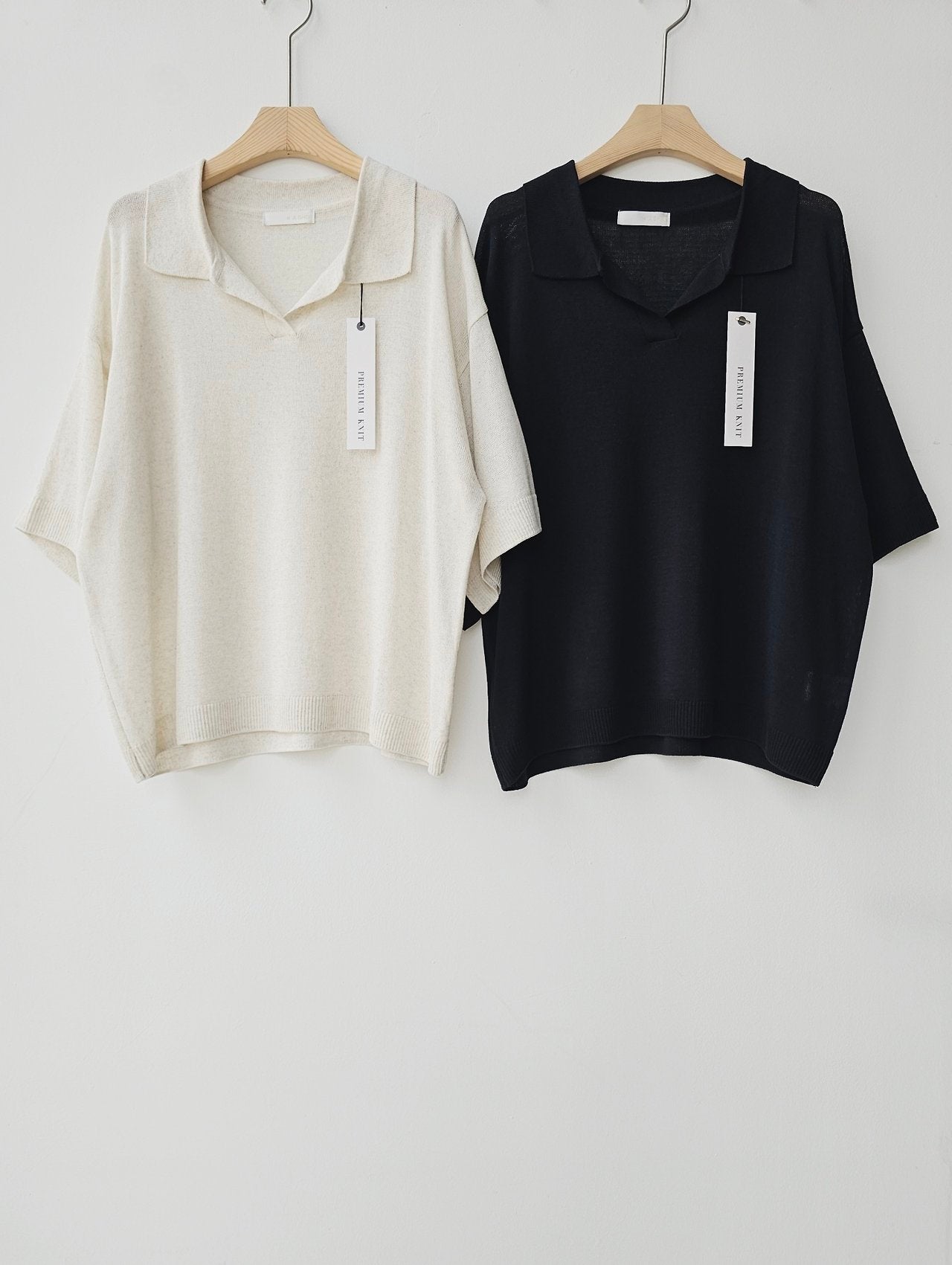 Linen Collar Knit