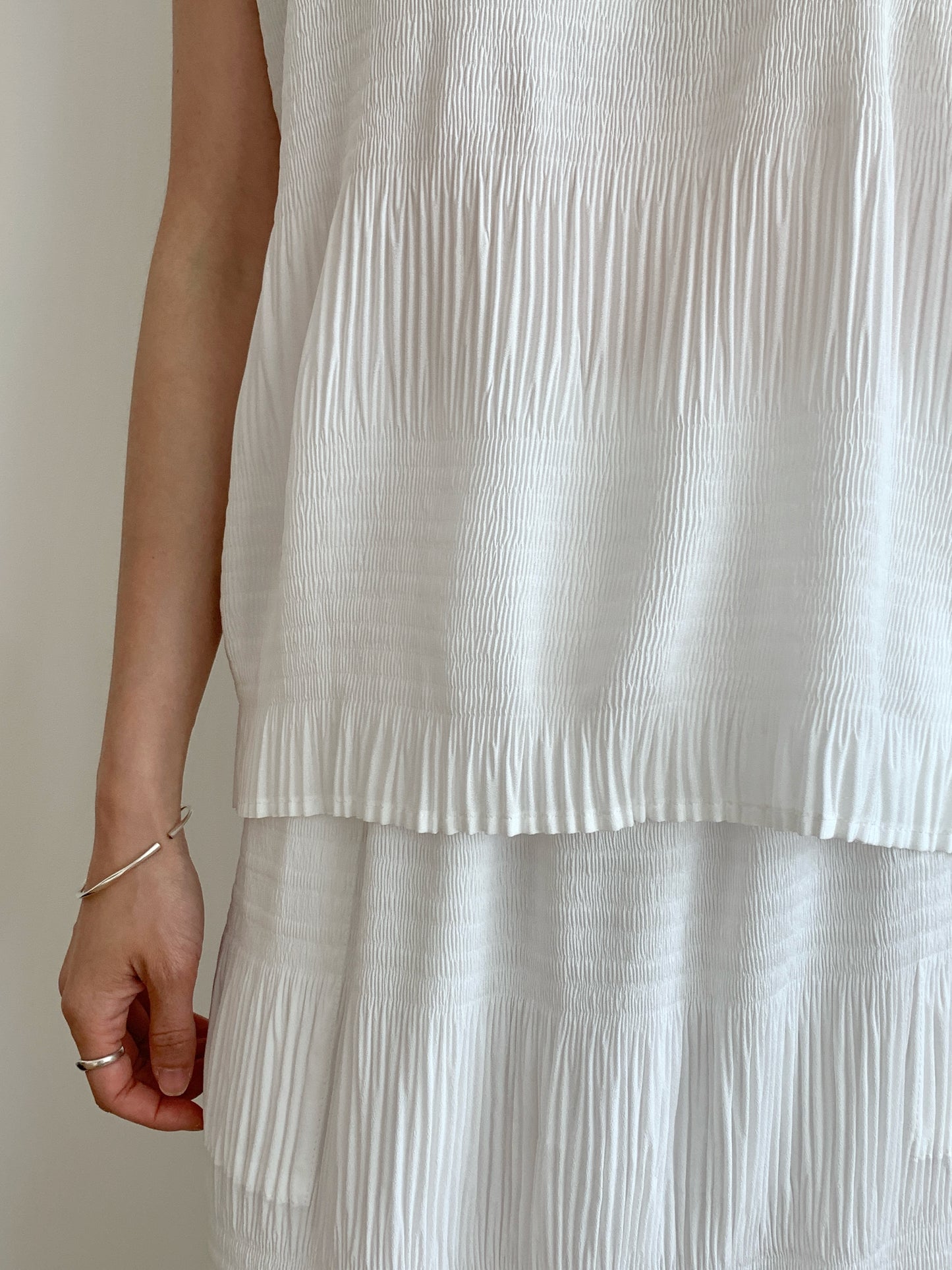 Pleated Texture Blouse