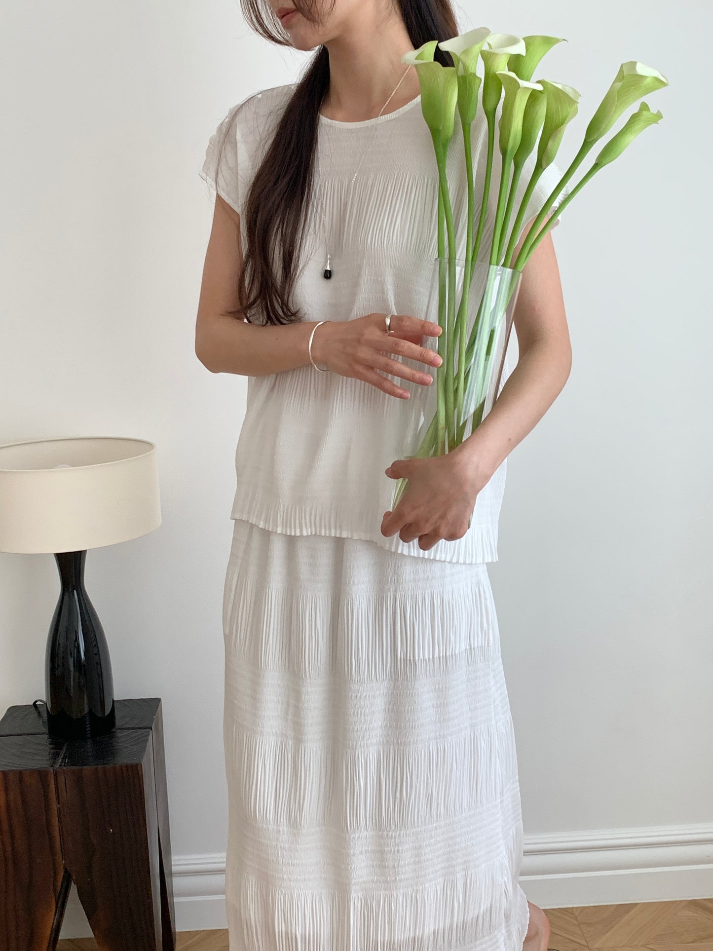 Pleated Texture Blouse
