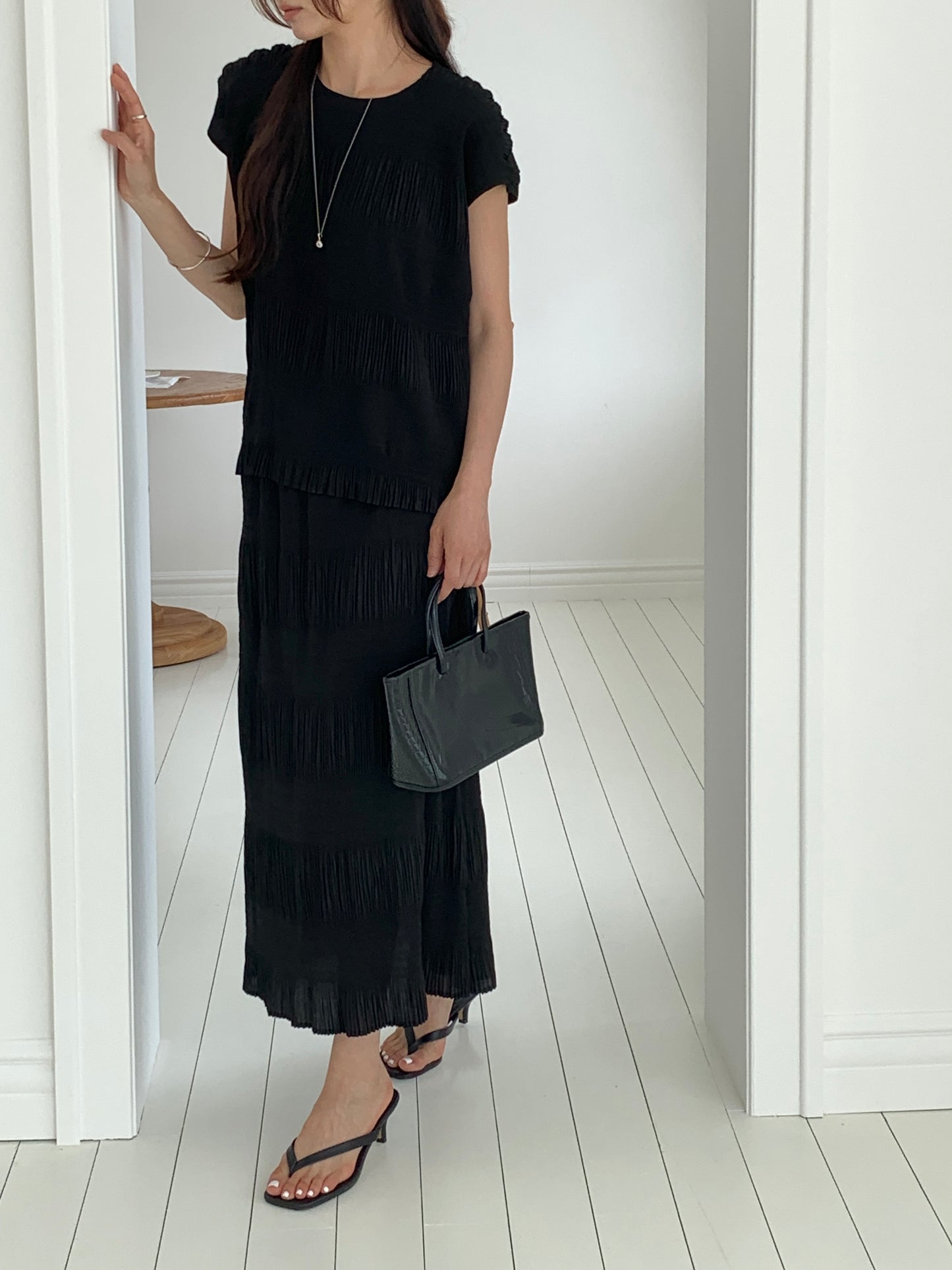 Pleated Texture Blouse