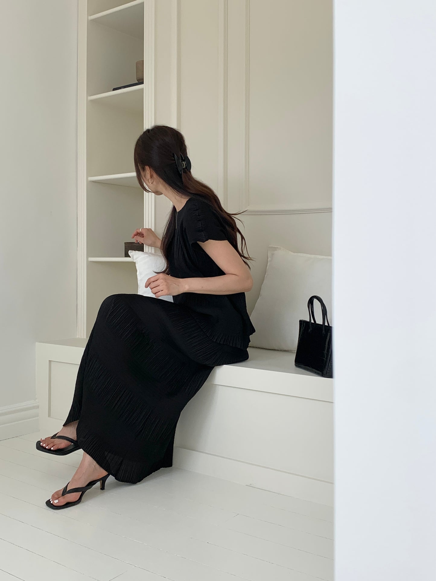 Pleated Texture Blouse